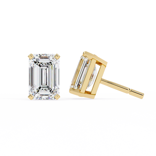 2.4 Ct. Emerald Stud